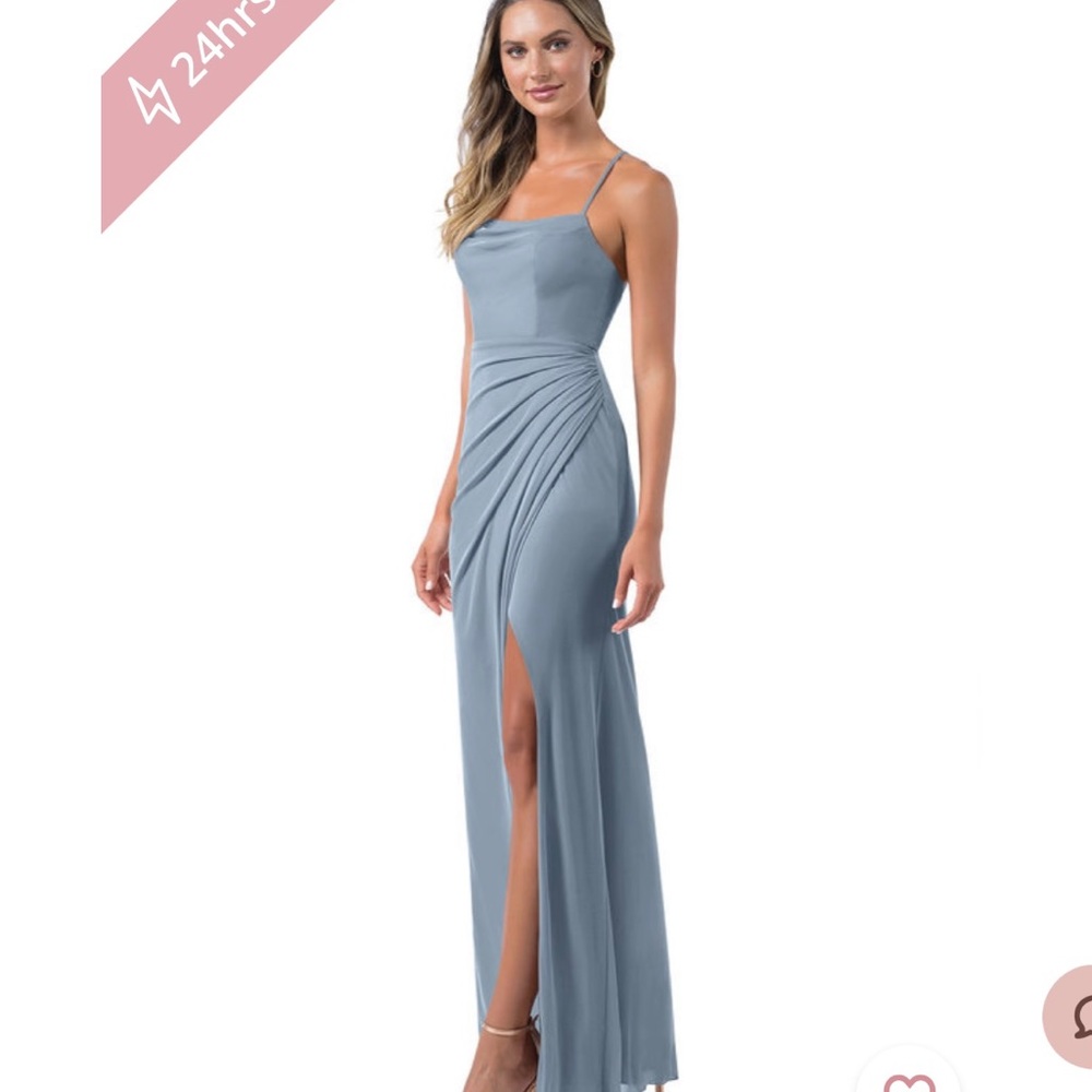 NWT Azazie bridesmaid dress in dusty blue